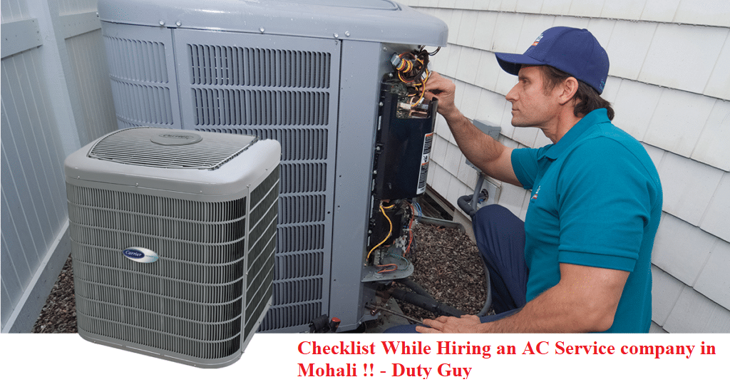 Checklist While Hiring an AC Service company in Mohali!!